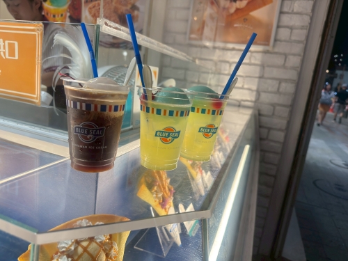 ブルーシールのアイスフロート